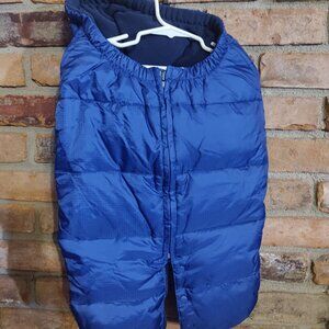 Blue Infant Baby Gap Hooded Bunting 7-12 Lbs